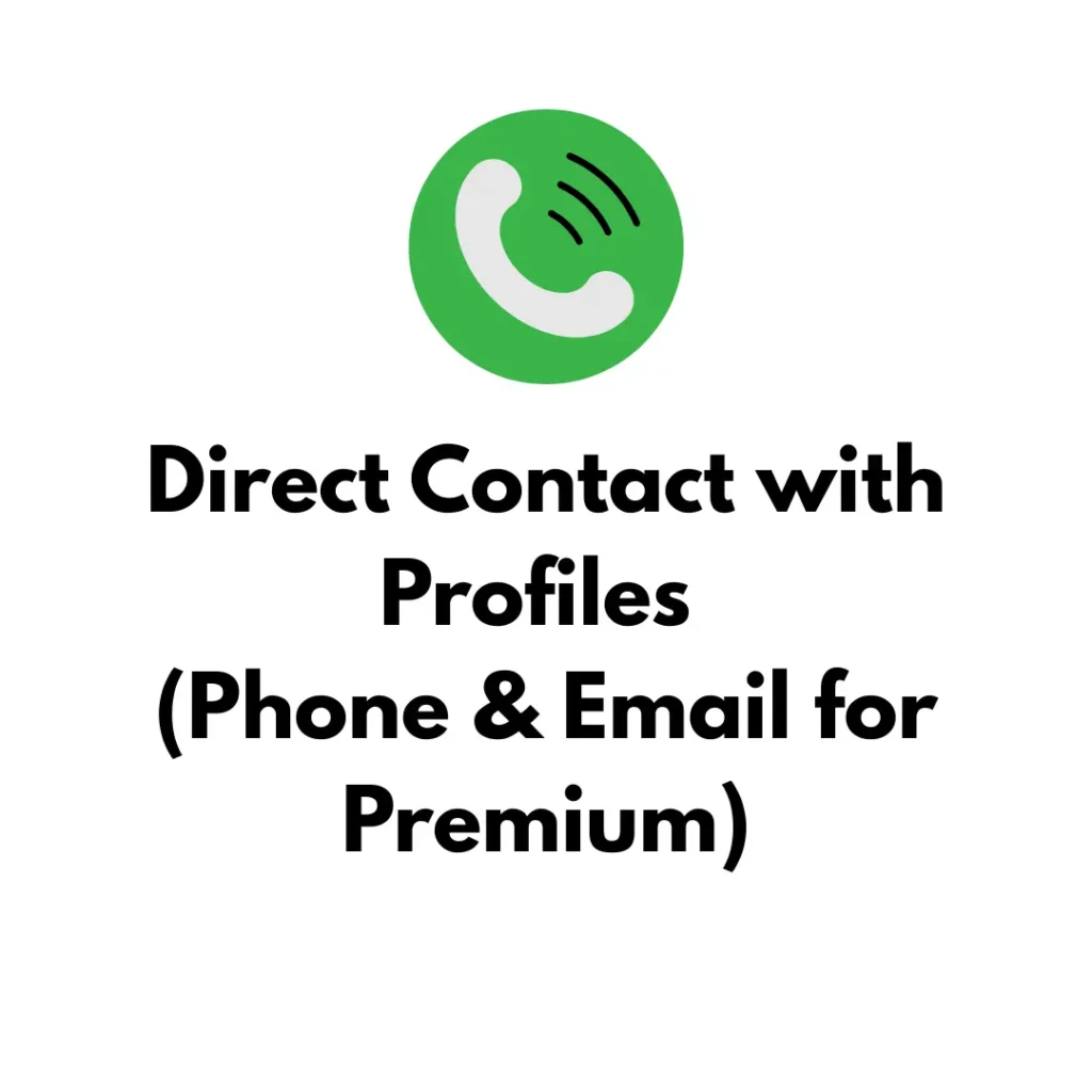 Direct Contact with Profiles